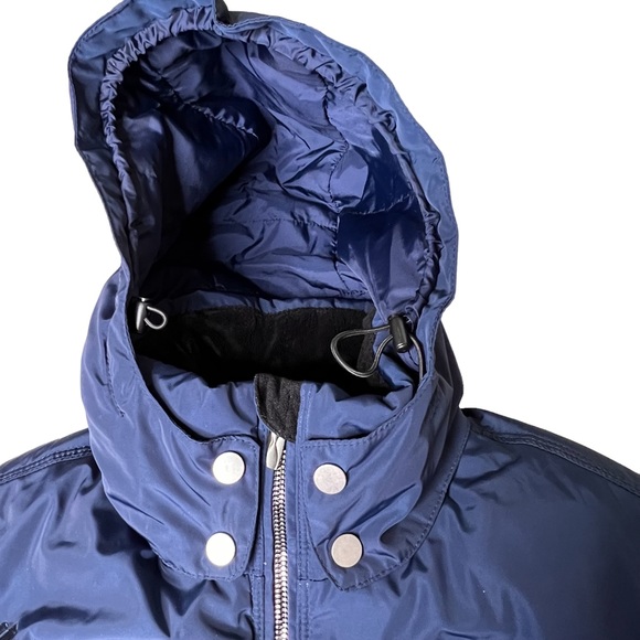 OBERMEYER Leighton Insulated Hooded Ski Jacket Navy Blue Women's Size 6 - Picture 9 of 16